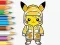 لعبة Coloring Book: Raincoat Pikachu على الانترنت