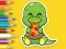 لعبة Coloring Book: Hungry Dinosaurs على الانترنت