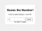 لعبة Number Guessing Game على الانترنت