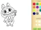 لعبة Labubu Doll Coloring Book for Kids على الانترنت