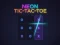 لعبة Neon Tic-Tac-Toe على الانترنت