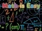 لعبة Math is Easy على الانترنت
