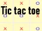 لعبة Tic tac toe على الانترنت