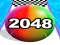 لعبة Ball Roll Color 2048 على الانترنت