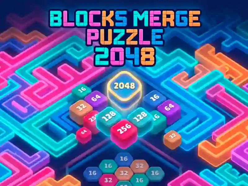لعبة Blocks Merge Puzzle 2048 على الانترنت