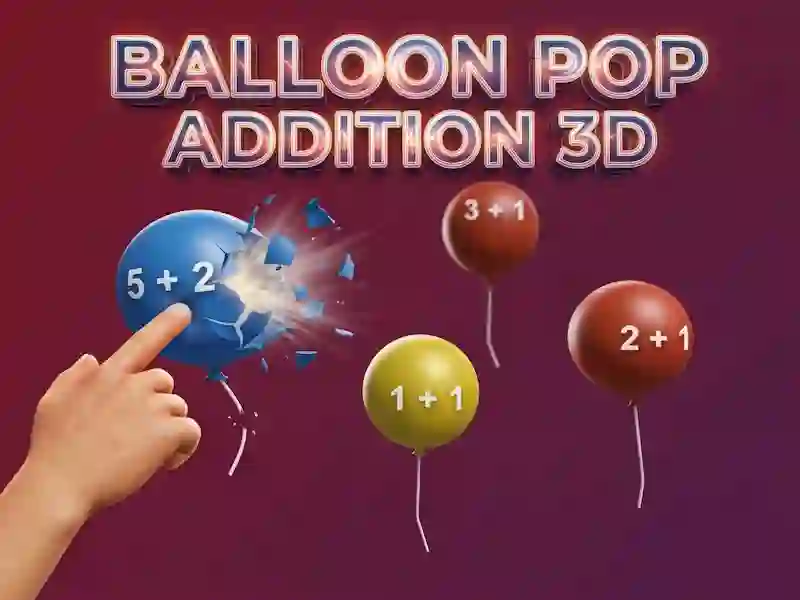لعبة Balloon Pop Addition 3D على الانترنت