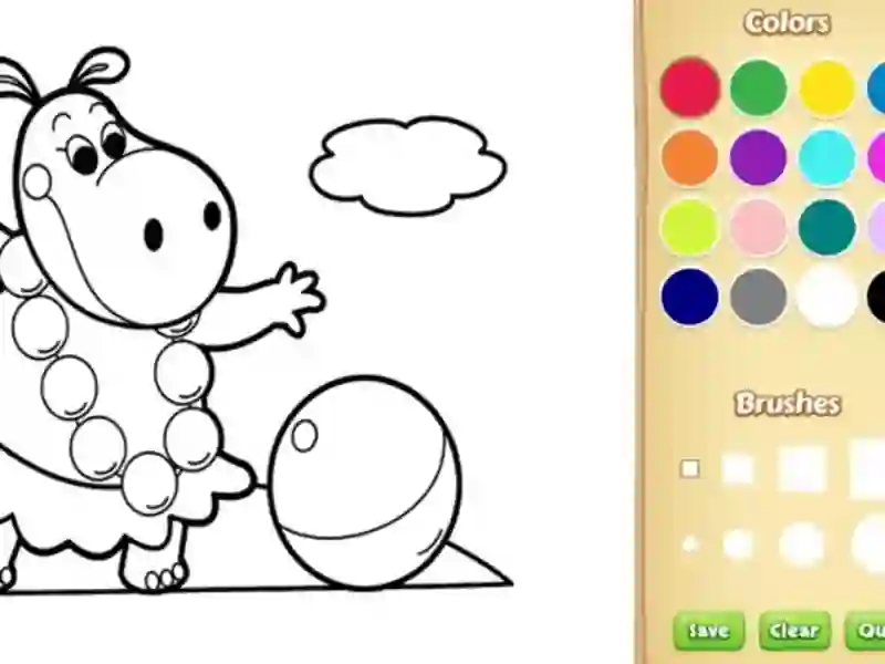 لعبة Baby Farm Animals Coloring Book for Kids على الانترنت