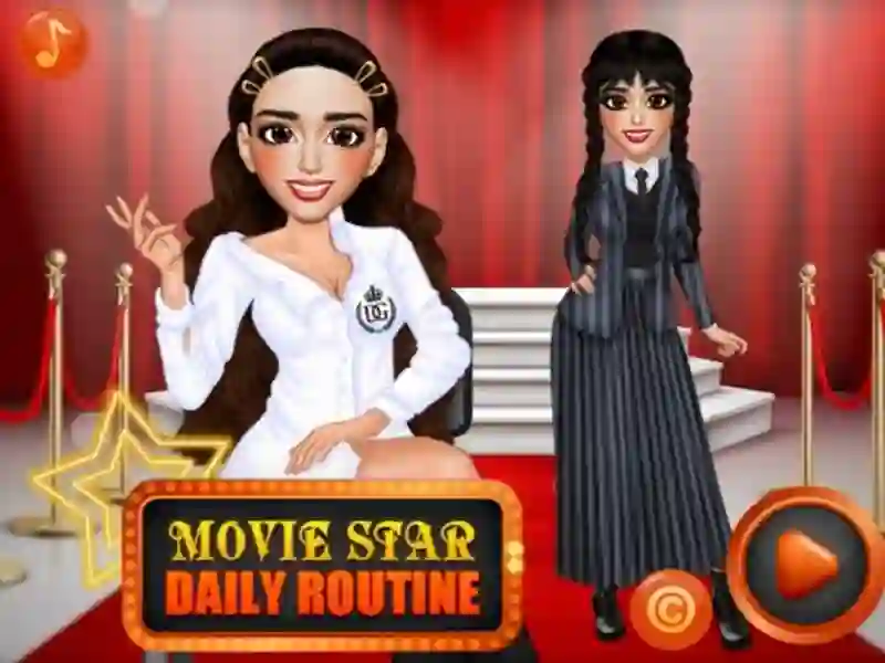 لعبة Movie Star Daily Routine على الانترنت