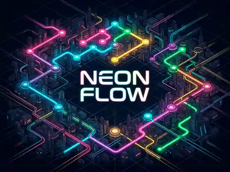 لعبة Neon Flow على الانترنت