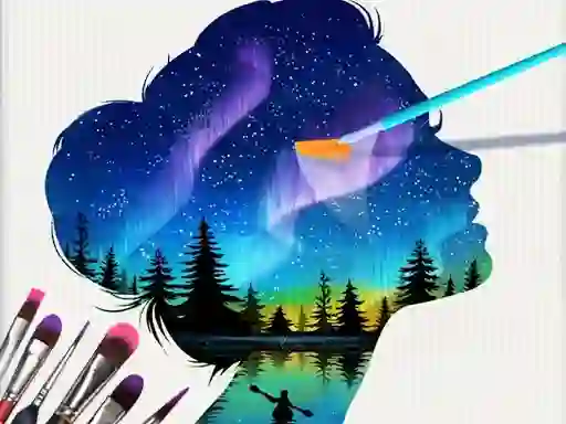 لعبة Silhouette Art على الانترنت