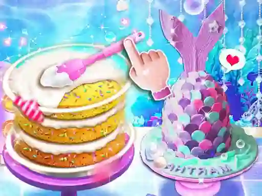 لعبة Unicorn Chef Mermaid Cake على الانترنت