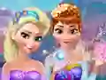 لعبة Anna & Elsa Makeover على الانترنت
