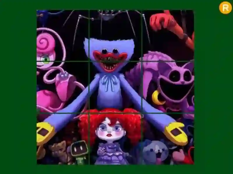 لعبة Poppy Huggy Horror Sliding على الانترنت
