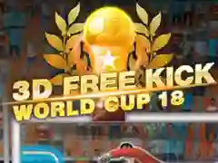 لعبة 3D Free Kick World Cup 2018 على الانترنت
