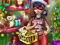 لعبة Dotted Girl Christmas Shopping على الانترنت
