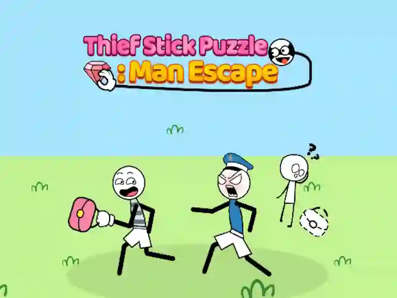 لعبة Thief Stick Puzzle: Man Escape على الانترنت