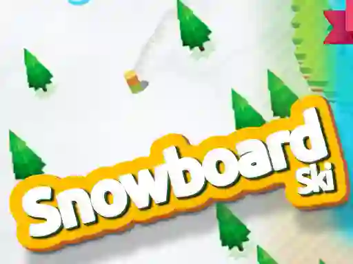 لعبة Snowboard and skis على الانترنت