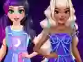 لعبة BFF Neon Fashion Dress Up على الانترنت