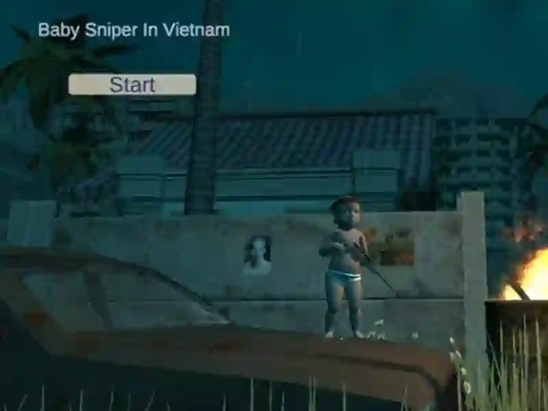 لعبة Baby Sniper In Vietnam على الانترنت