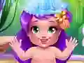لعبة Mermaid Baby Bath على الانترنت
