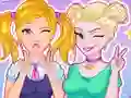 لعبة Audrey and Eliza Insta Photo Booth على الانترنت