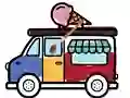 لعبة Ice Cream Trucks Coloring على الانترنت