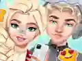 لعبة Couple #Selfie Winter Outfit على الانترنت
