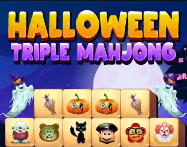 لعبة Halloween Triple Mahjong على الانترنت