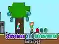 لعبة Steveman and Alexwoman easter egg على الانترنت
