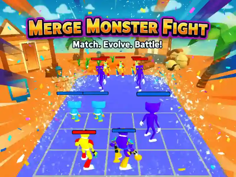 لعبة Merge Monster Fight على الانترنت