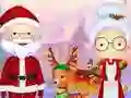 لعبة Mr and Mrs Santa Christmas Adventure على الانترنت