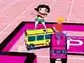 لعبة Valentine's School Bus 3D Parking على الانترنت