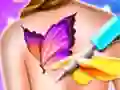 لعبة Barbie Funny Tattoo Shop على الانترنت