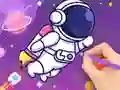 لعبة Coloring Book: Astronaut على الانترنت