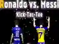 لعبة Messi vs Ronaldo Kick Tac Toe على الانترنت