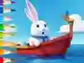 لعبة Coloring Book: Sailing Rabbit على الانترنت
