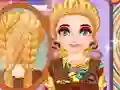 لعبة Blonde Sofia Hippie Mode على الانترنت