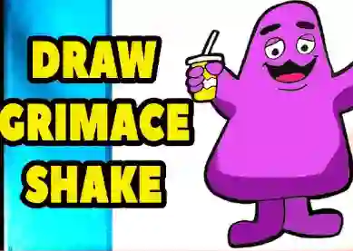 لعبة Grimace Shake: Draw and Erase على الانترنت