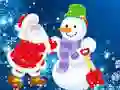 لعبة Santa Claus and Snowman Jigsaw على الانترنت
