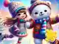 لعبة Jigsaw Puzzle: Girl On The Rink على الانترنت