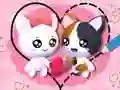 لعبة  Love Cat Draw Puzzle على الانترنت