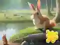 لعبة Jigsaw Puzzle: Rabbit And Squirrels على الانترنت