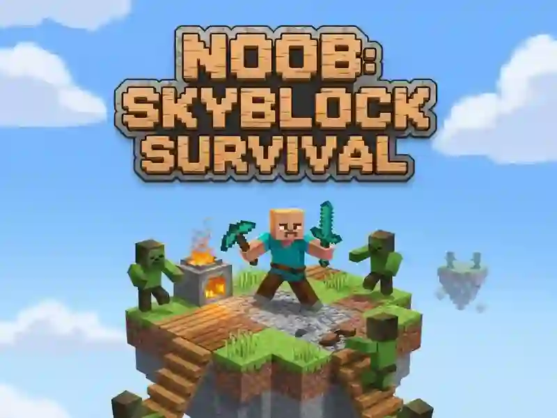 لعبة Noob: Skyblock Survival على الانترنت