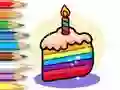 لعبة Coloring Book: Birthday Cake على الانترنت