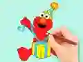 لعبة Coloring Book: Elmo Gift على الانترنت