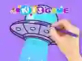 لعبة Coloring Book: Spaceship In Planet على الانترنت