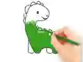 لعبة Coloring Book: Lovely Baby Dinosaur على الانترنت