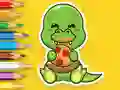 لعبة Coloring Book: Hungry Dinosaurs على الانترنت