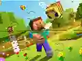 لعبة Jigsaw Puzzle: Mine Blockman على الانترنت