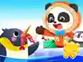 لعبة Jigsaw Puzzle: Baby Panda Antarctic Tour على الانترنت